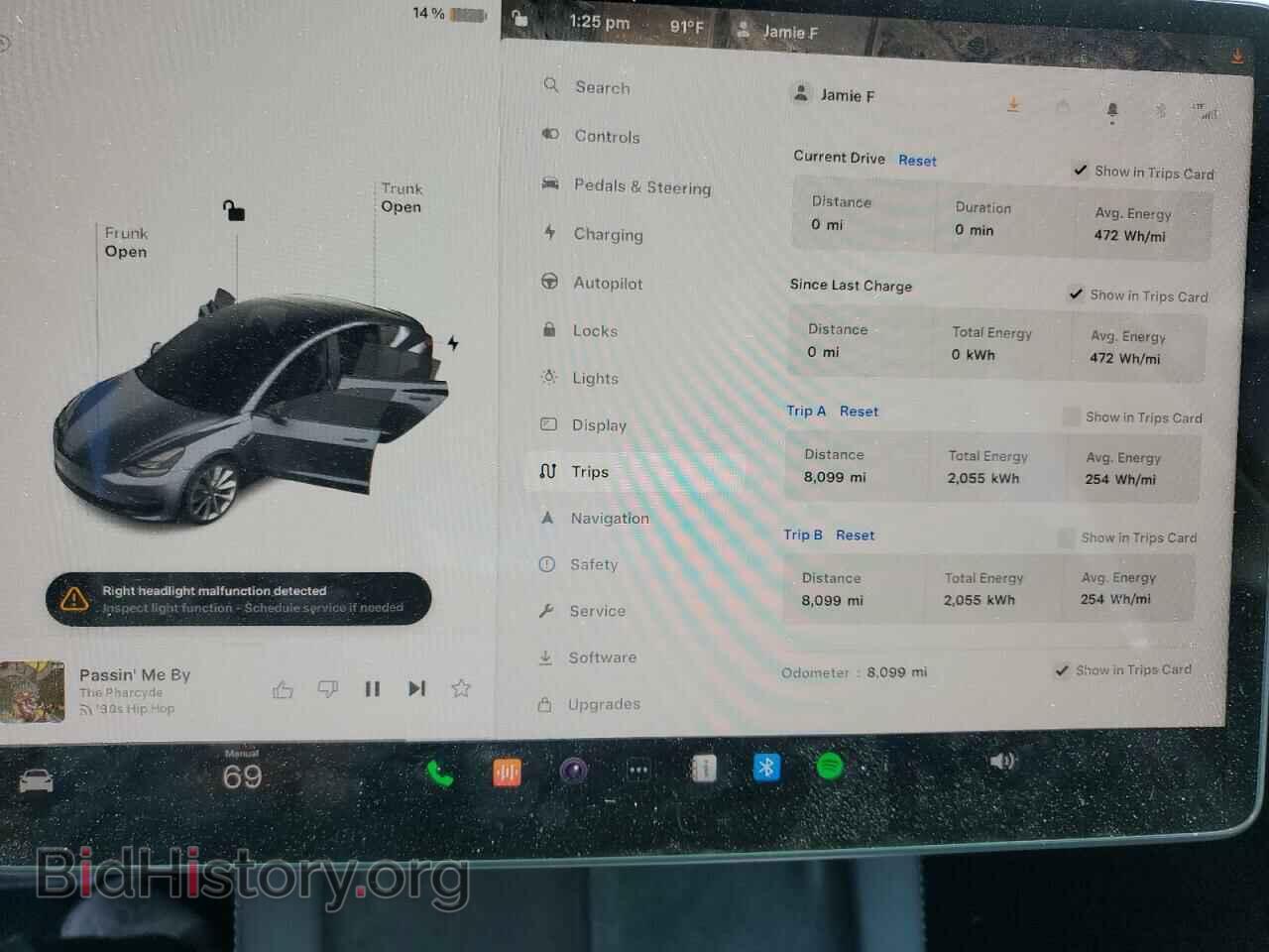2023 TESLA MODEL 3 - VIN: 5YJ3E1EA1PF658282 - Photo 9