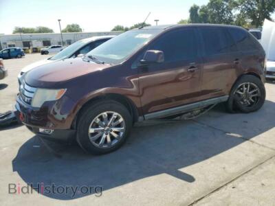 2009 Ford EDGE Edge SEL, бордовый — VIN 2FMDK48C99BA61677, Copart