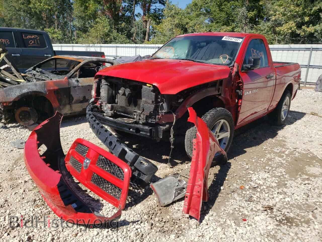 2012 DODGE RAM 1500 - VIN: 3C6JD6AT6CG167023 - Фото 2