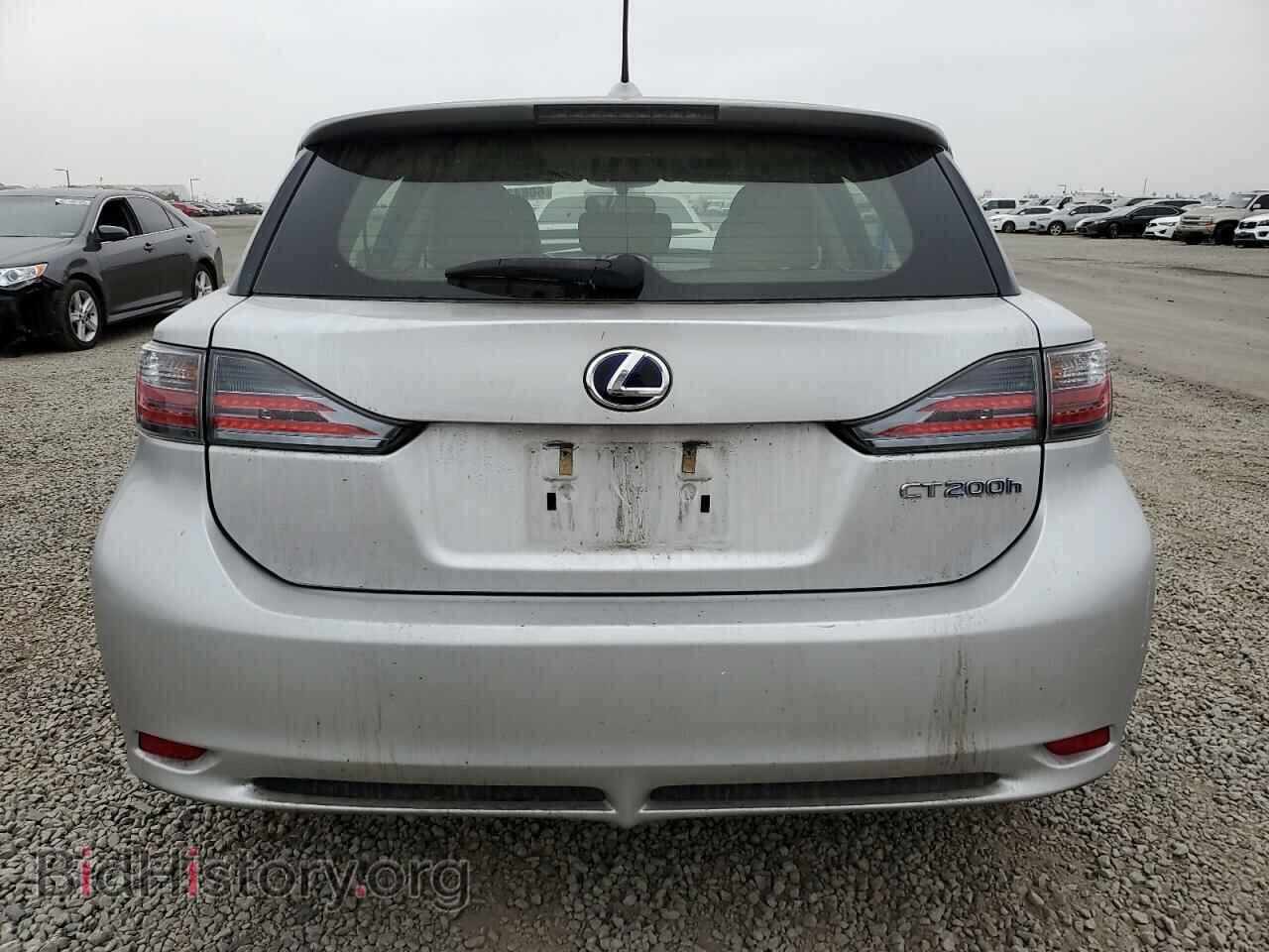 2012 LEXUS CT 200 - VIN: JTHKD5BH4C2121084 - Фото 6