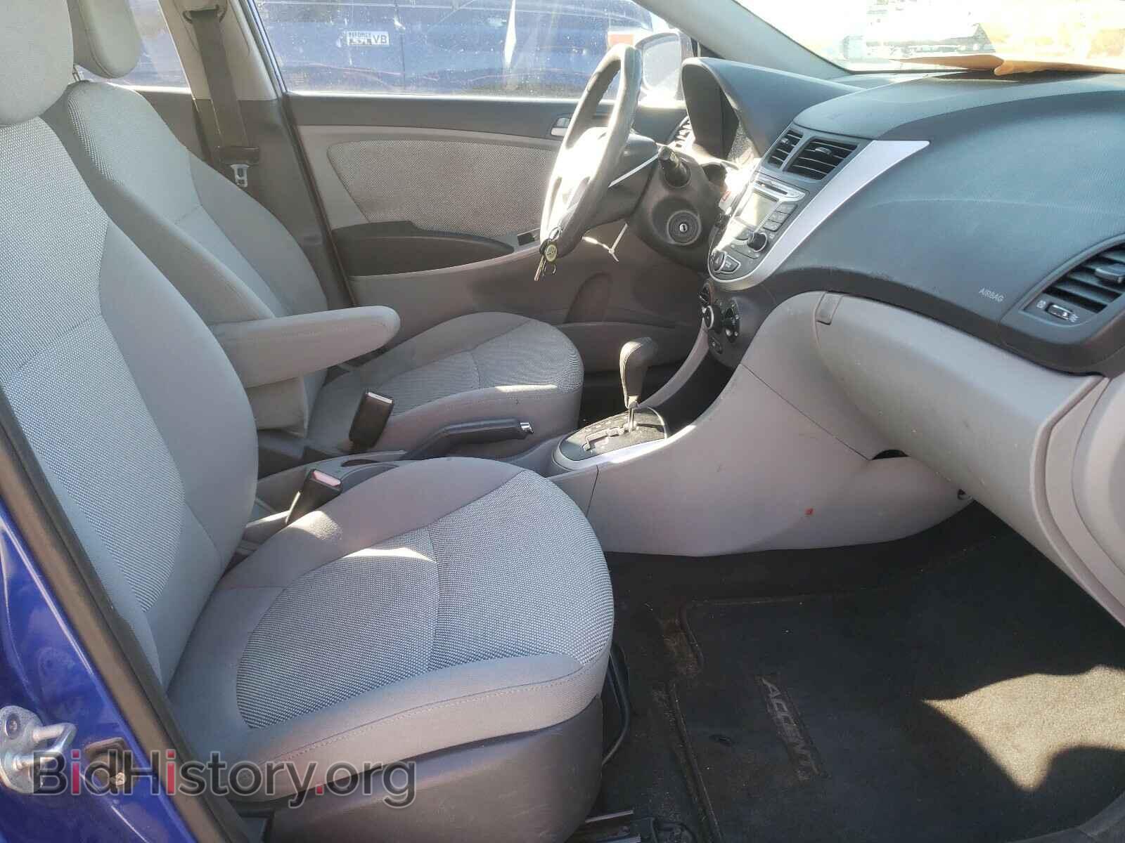 2012 HYUNDAI ACCENT - VIN: KMHCT4AE1CU257845 - Фото 5