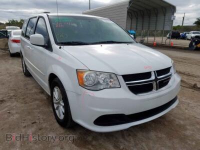 2014 Dodge CARAVAN Grand Cara, белый — VIN 2C4RDGCG9ER259855, Copart