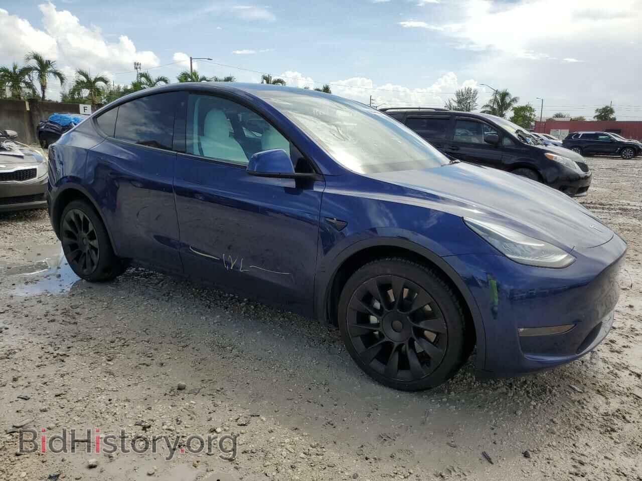 2021 TESLA MODEL Y - VIN: 5YJYGDEE2MF257341 - Фото 4