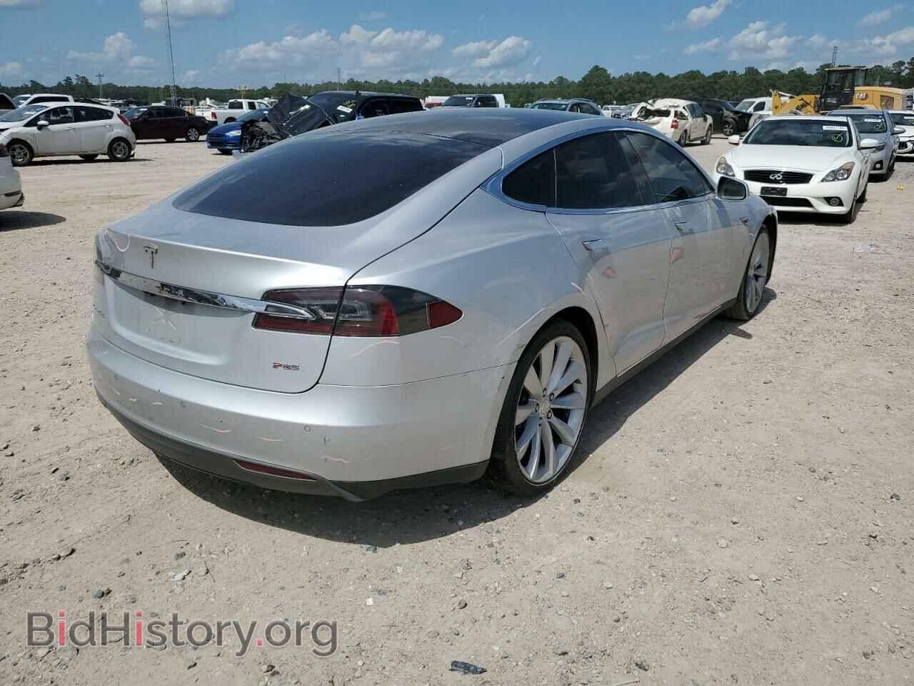 2014 TESLA MODEL S - VIN: 5YJSA1H12EFP30221 - Фото 3