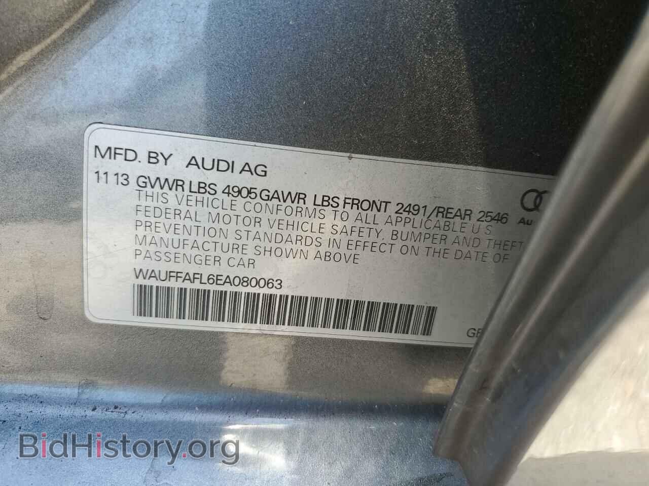 2014 AUDI A4 - VIN: WAUFFAFL6EA080063 - Photo 12