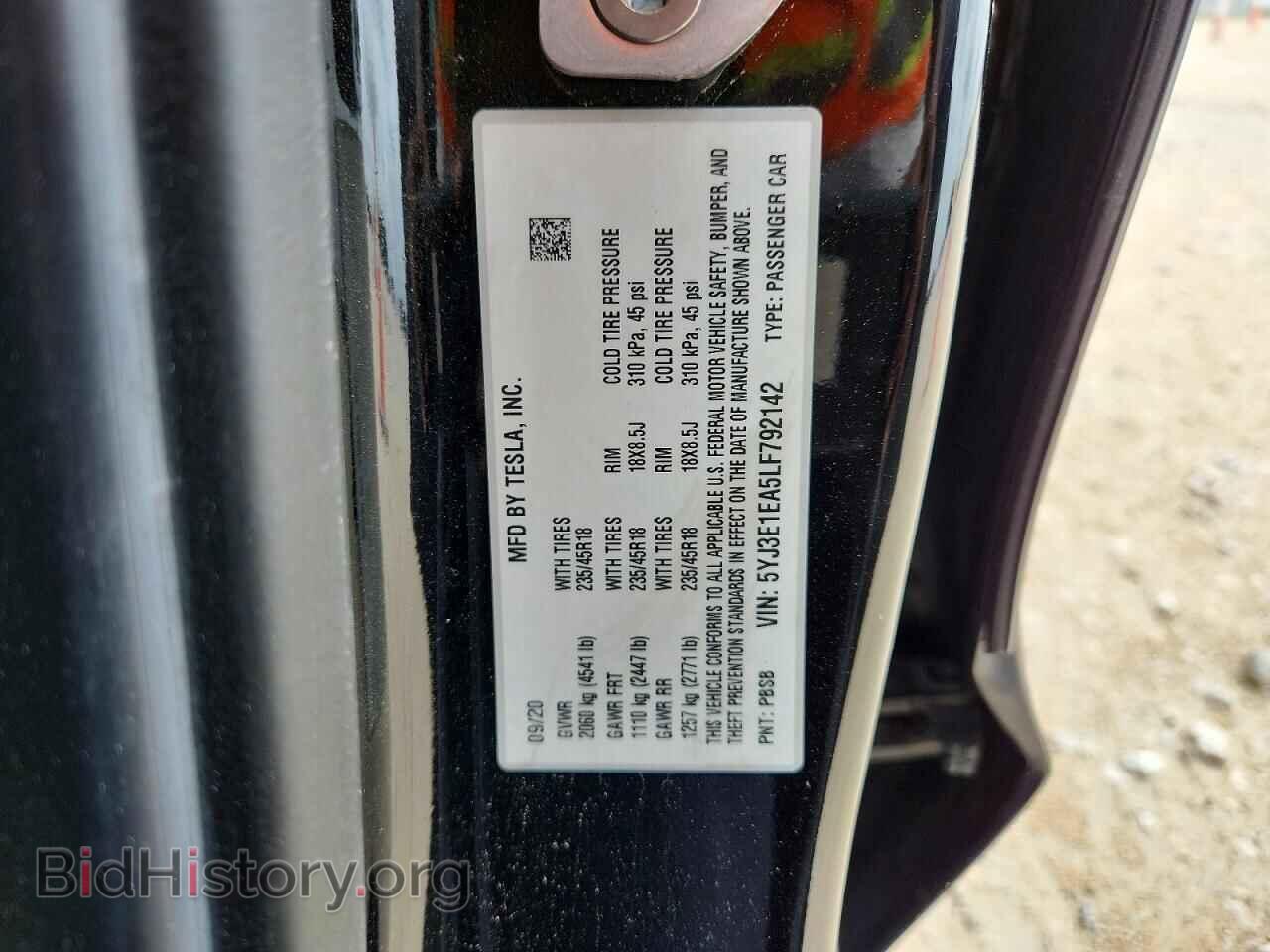 2020 TESLA MODEL 3 - VIN: 5YJ3E1EA5LF792142 - Photo 13