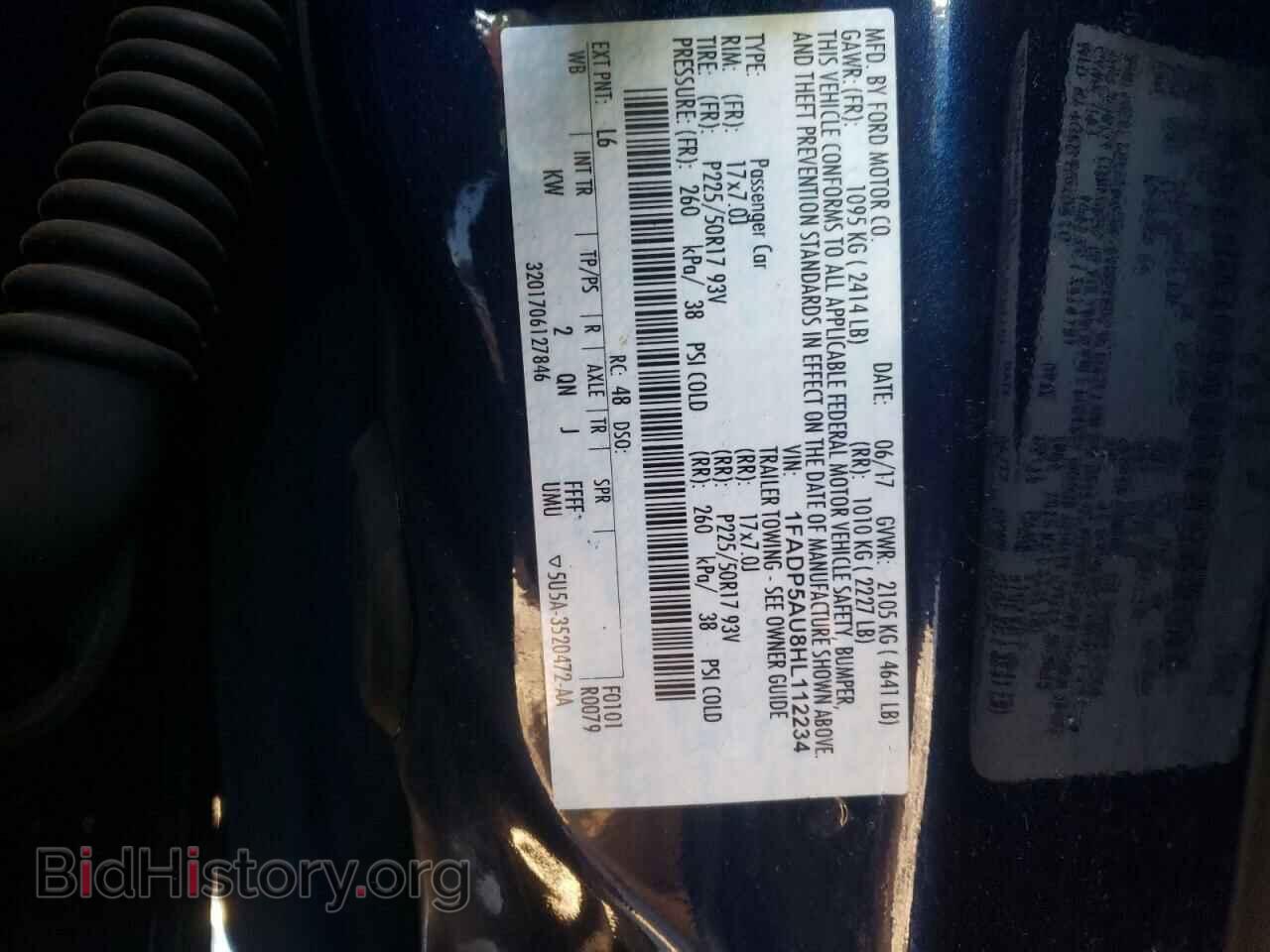 2017 FORD CMAX - VIN: 1FADP5AU8HL112234 - Фото 10