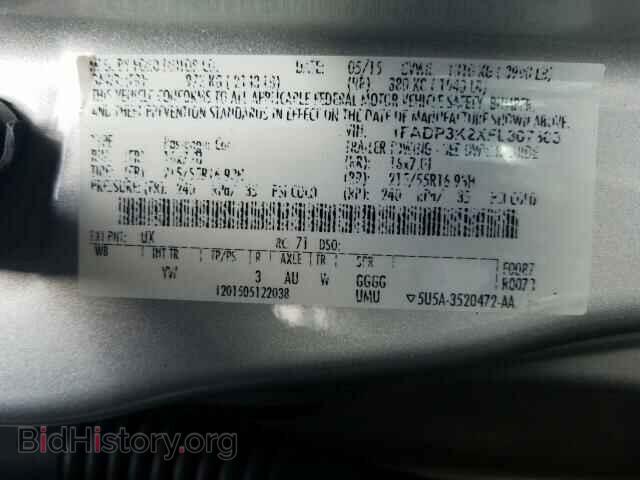 2015 FORD FOCUS - VIN: 1FADP3K2XFL307363 - Фото 10