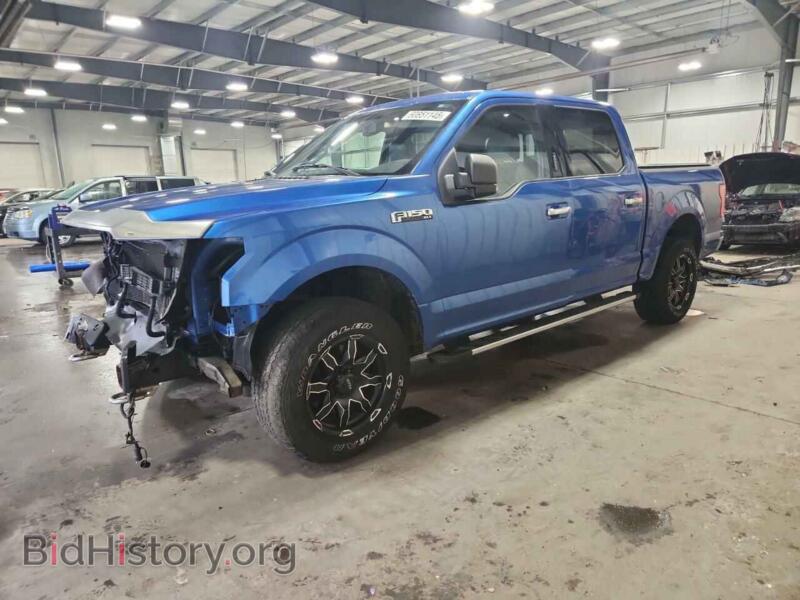 2015 Ford F-150 Supercrew (VIN 1FTEW1EF7FKD43151) — фото 1 из 15, Copart, повреждение: передняя часть