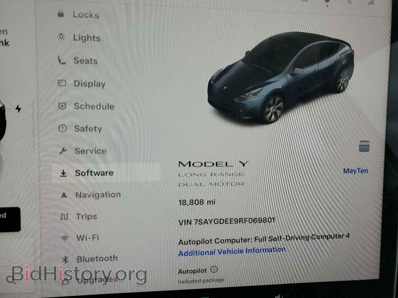 2024 TESLA MODEL Y - VIN: 7SAYGDEE9RF069801 - Photo 9