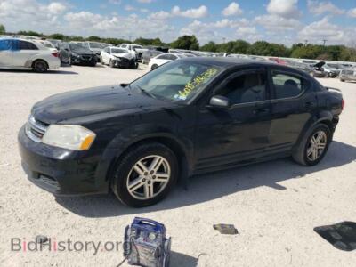 2012 Dodge AVENGER Avenger SX, черный — VIN 1C3CDZCB9CN157489, Copart