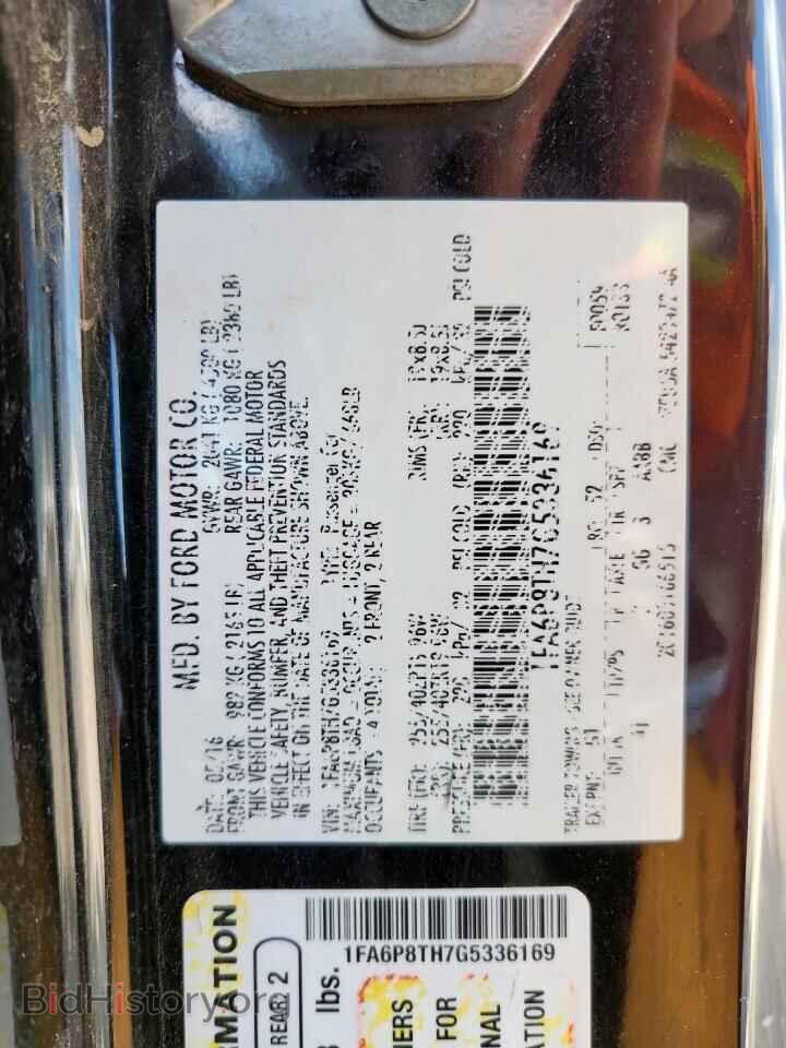 2016 FORD ALL Models - VIN: 1FA6P8TH7G5336169 - Фото 13