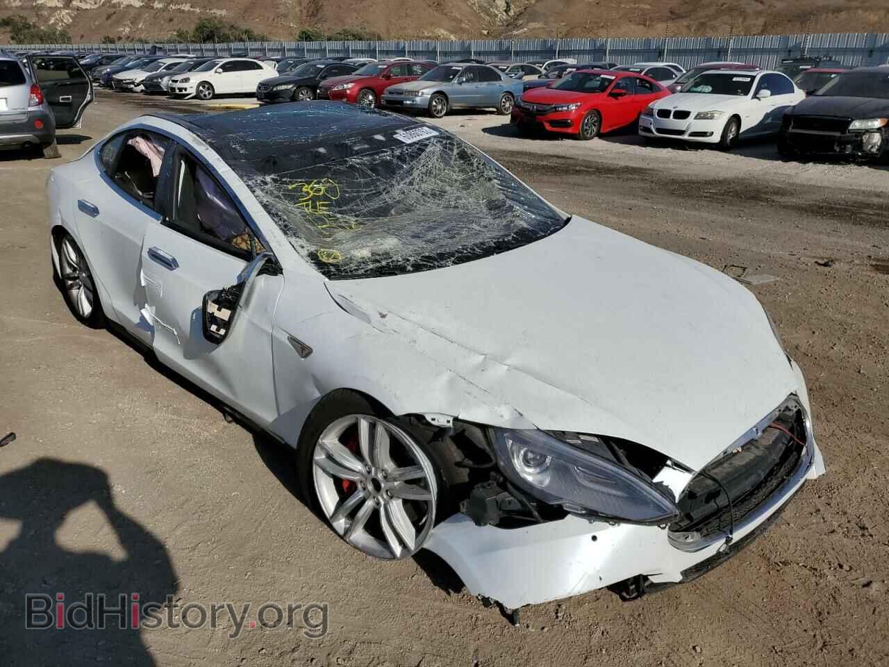 Photo 5YJSA1H28FFP73729 - TESLA MODEL S 2015