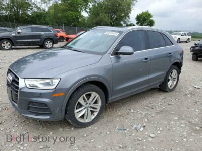2016 Audi Q3 Premium Plus, серый — VIN WA1EFCFS3GR020421, Copart