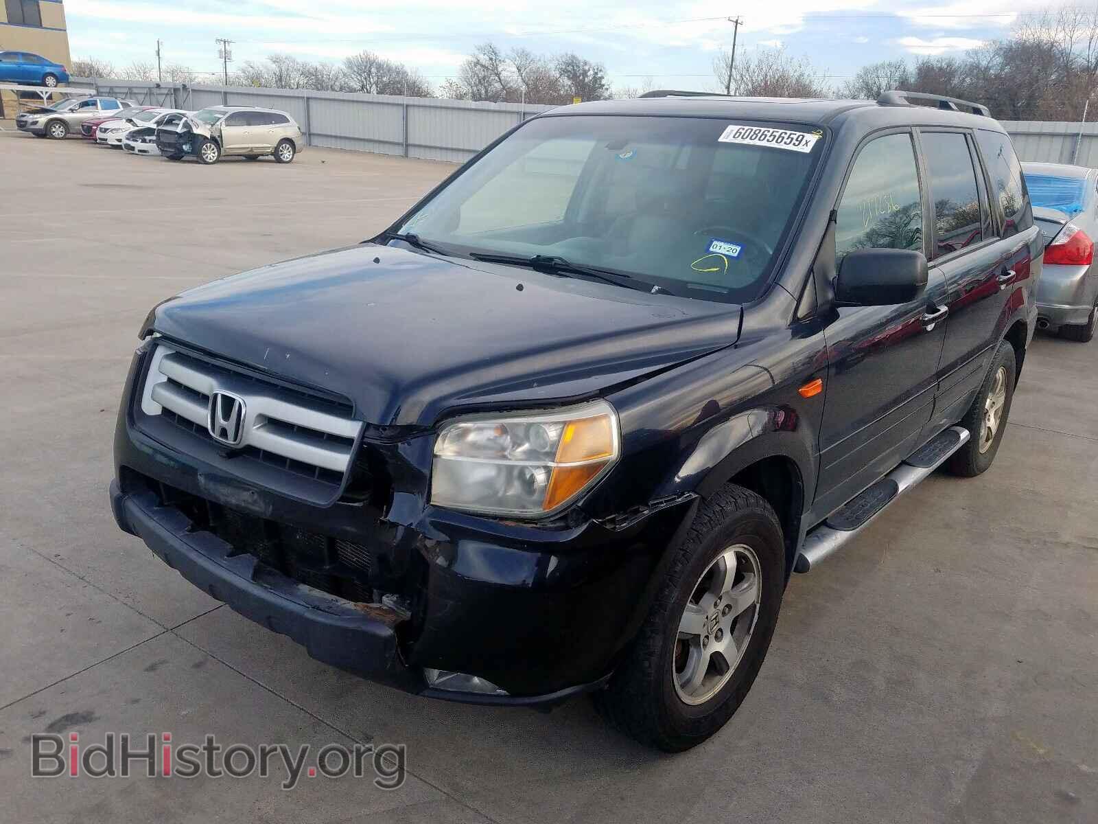 2006 HONDA PILOT - VIN: 2HKYF18576H004565 - Фото 2
