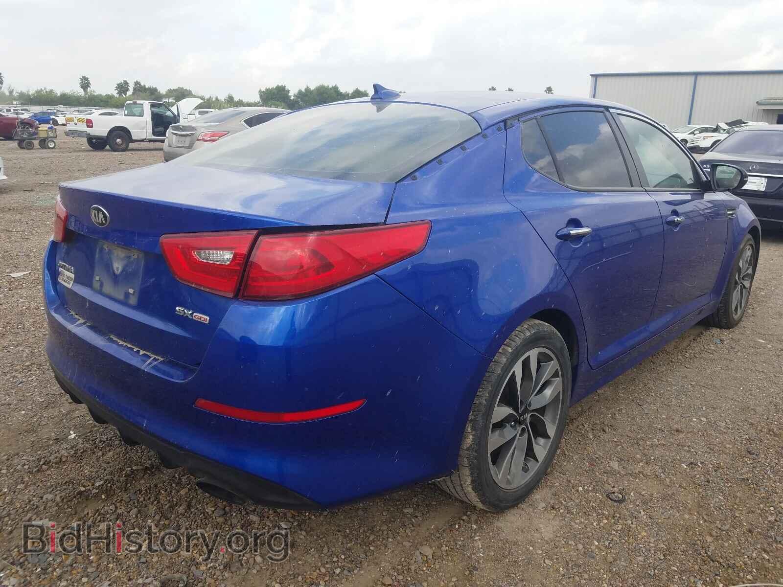 2015 KIA OPTIMA - VIN: 5XXGR4A79FG406812 - Фото 4