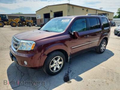 2009 Honda PILOT TOURING, бордовый — VIN 5FNYF48809B018290, Copart