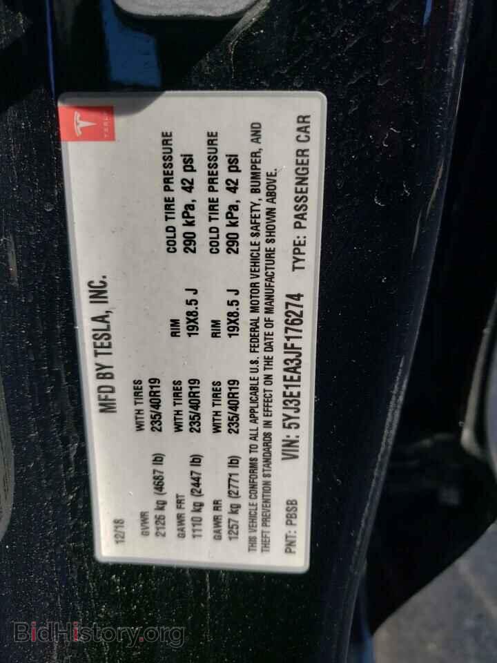 2018 TESLA MODEL 3 - VIN: 5YJ3E1EA3JF176274 - Фото 12