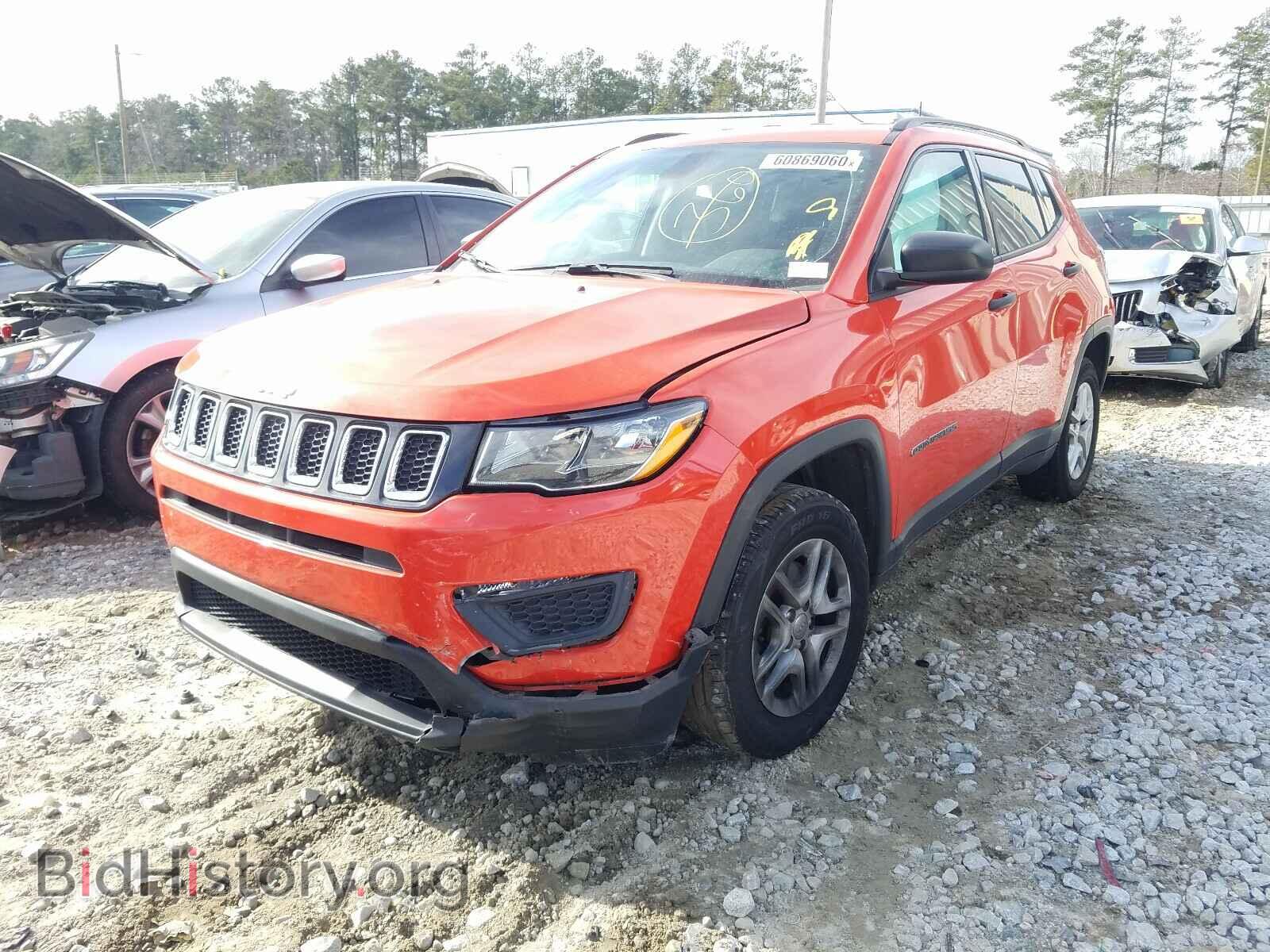 2018 JEEP COMPASS - VIN: 3C4NJCABXJT140162 - Фото 2