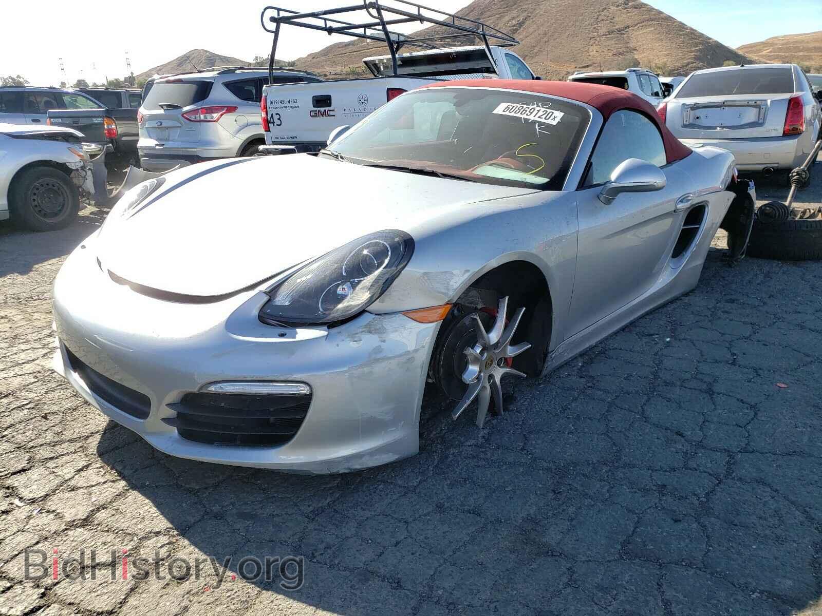 2014 PORSCHE BOXSTER - VIN: WP0CB2A85ES140175 - Фото 2