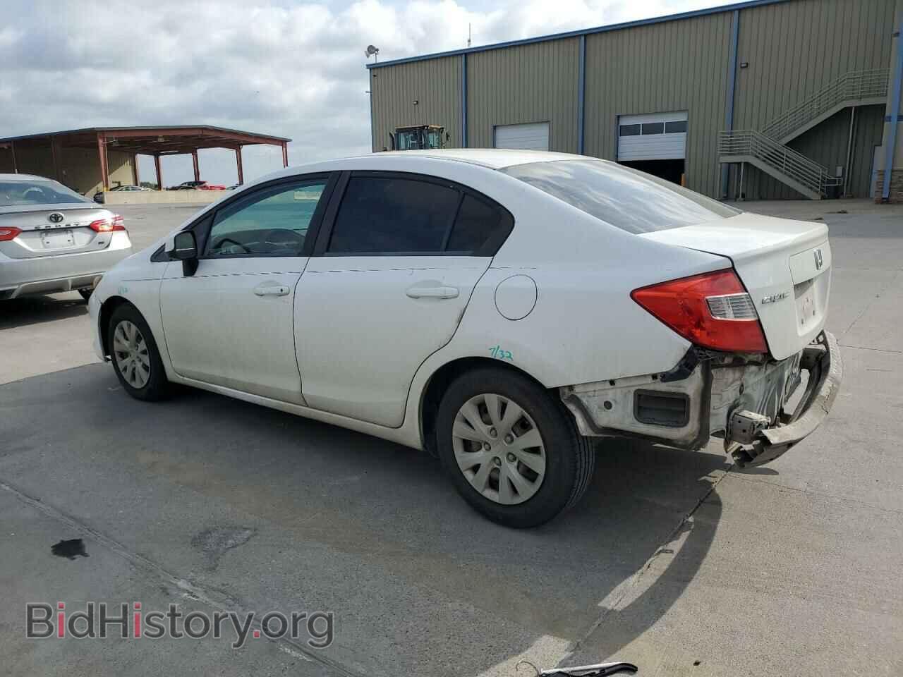 2012 HONDA CIVIC - VIN: 2HGFB2F57CH569982 - Фото 2