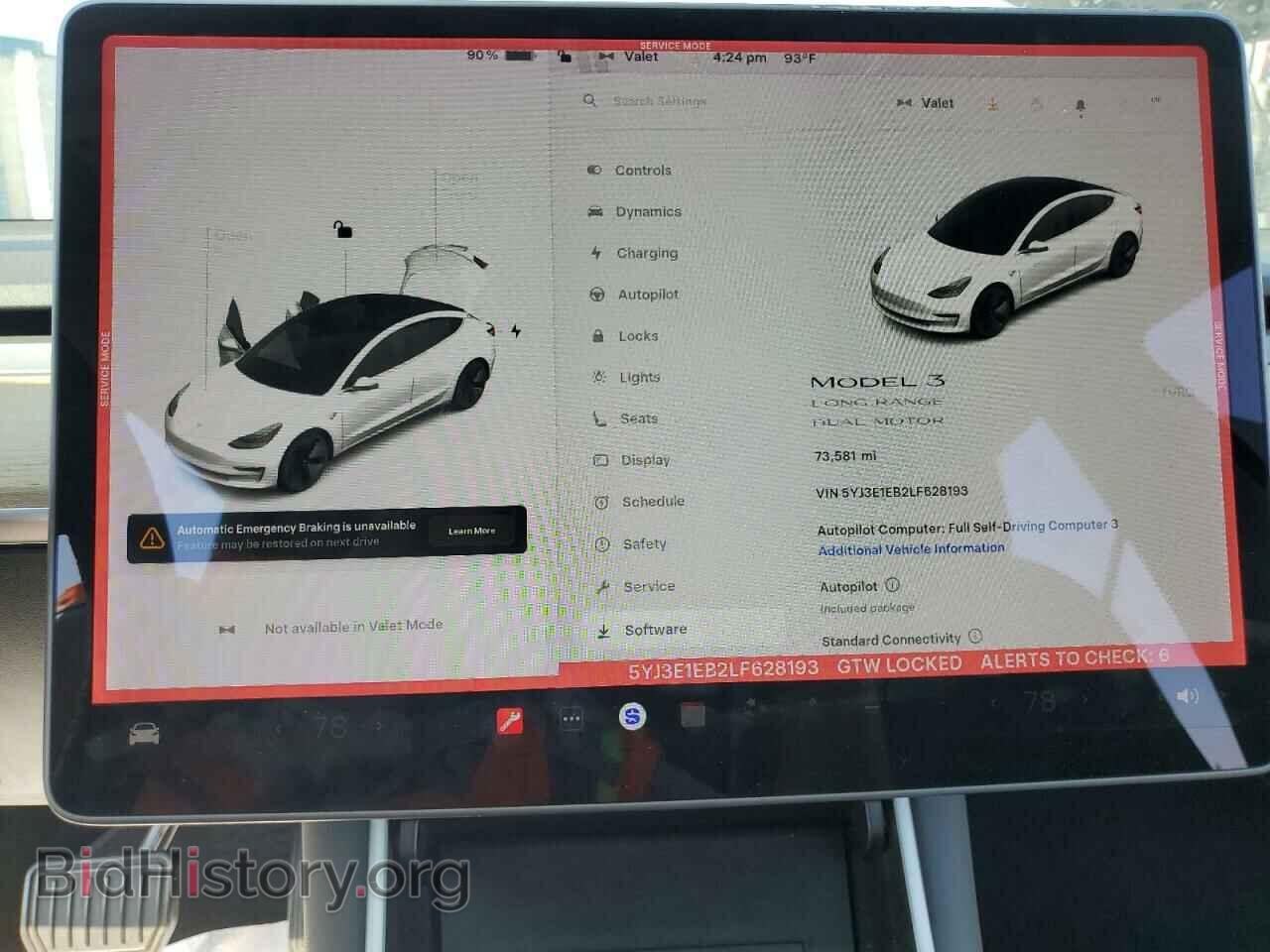 2020 TESLA MODEL 3 - VIN: 5YJ3E1EB2LF628193 - Фото 9