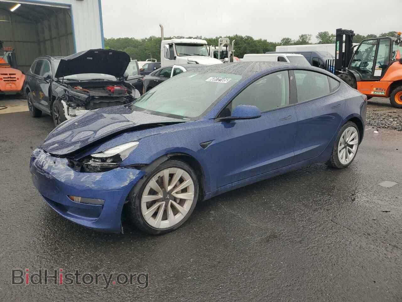 Фотография 5YJ3E1EA7NF192158 - TESLA MODEL 3 2022