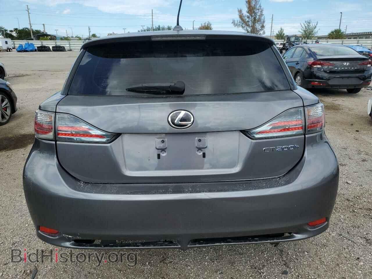 2012 LEXUS CT 200 - VIN: JTHKD5BH0C2073616 - Фото 6