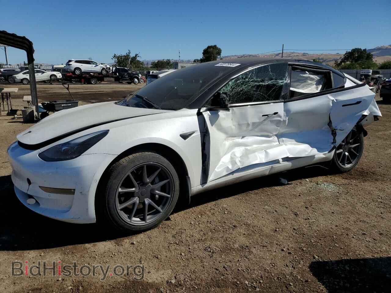 Photo 5YJ3E1EB5MF055341 - TESLA MODEL 3 2021