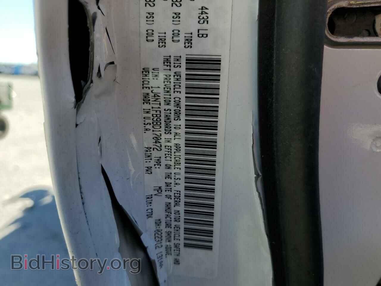 2011 JEEP COMPASS - VIN: 1J4NT1FB9BD170472 - Photo 10