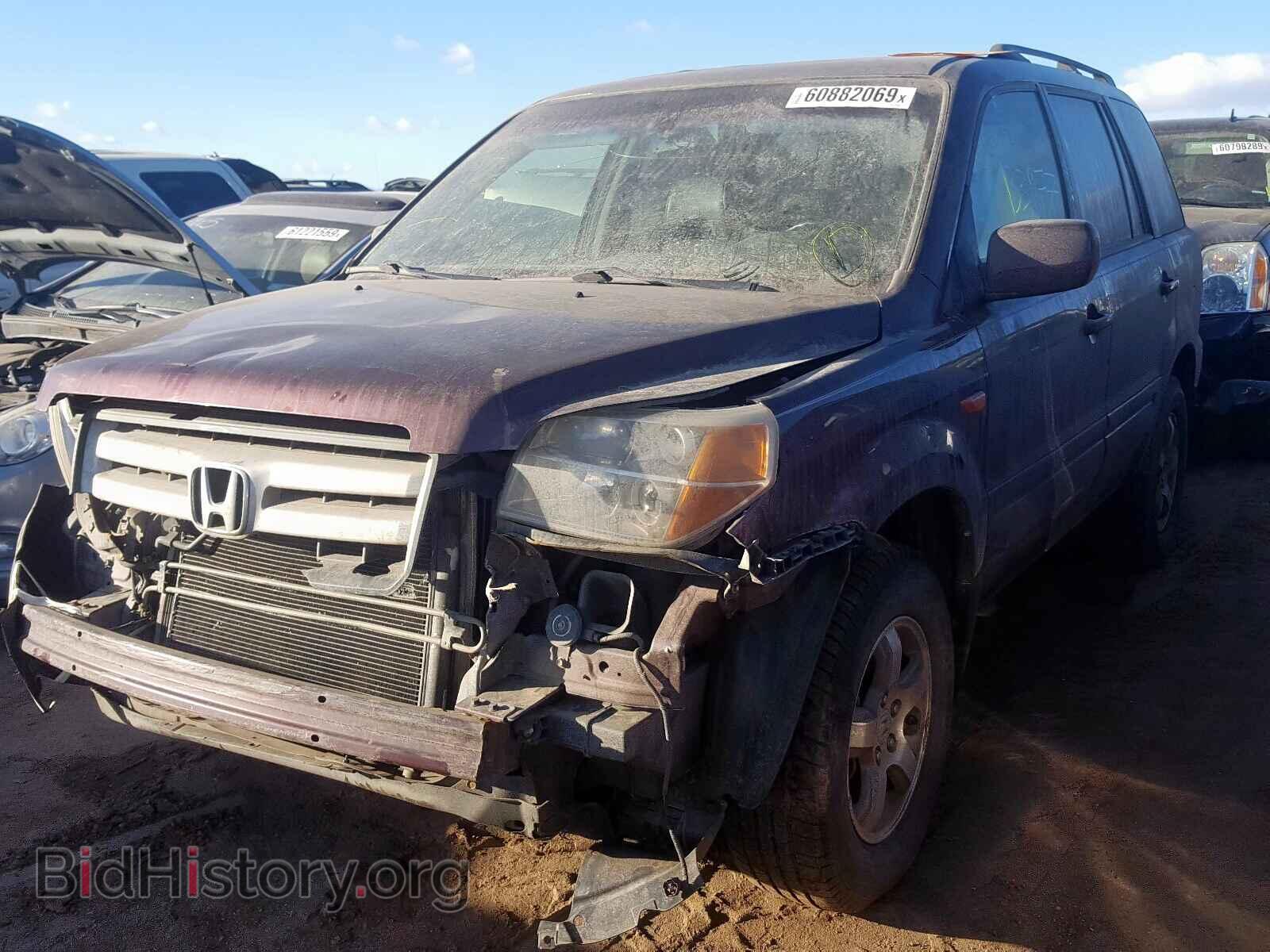 2007 HONDA PILOT - VIN: 2HKYF18577H532835 - Фото 2