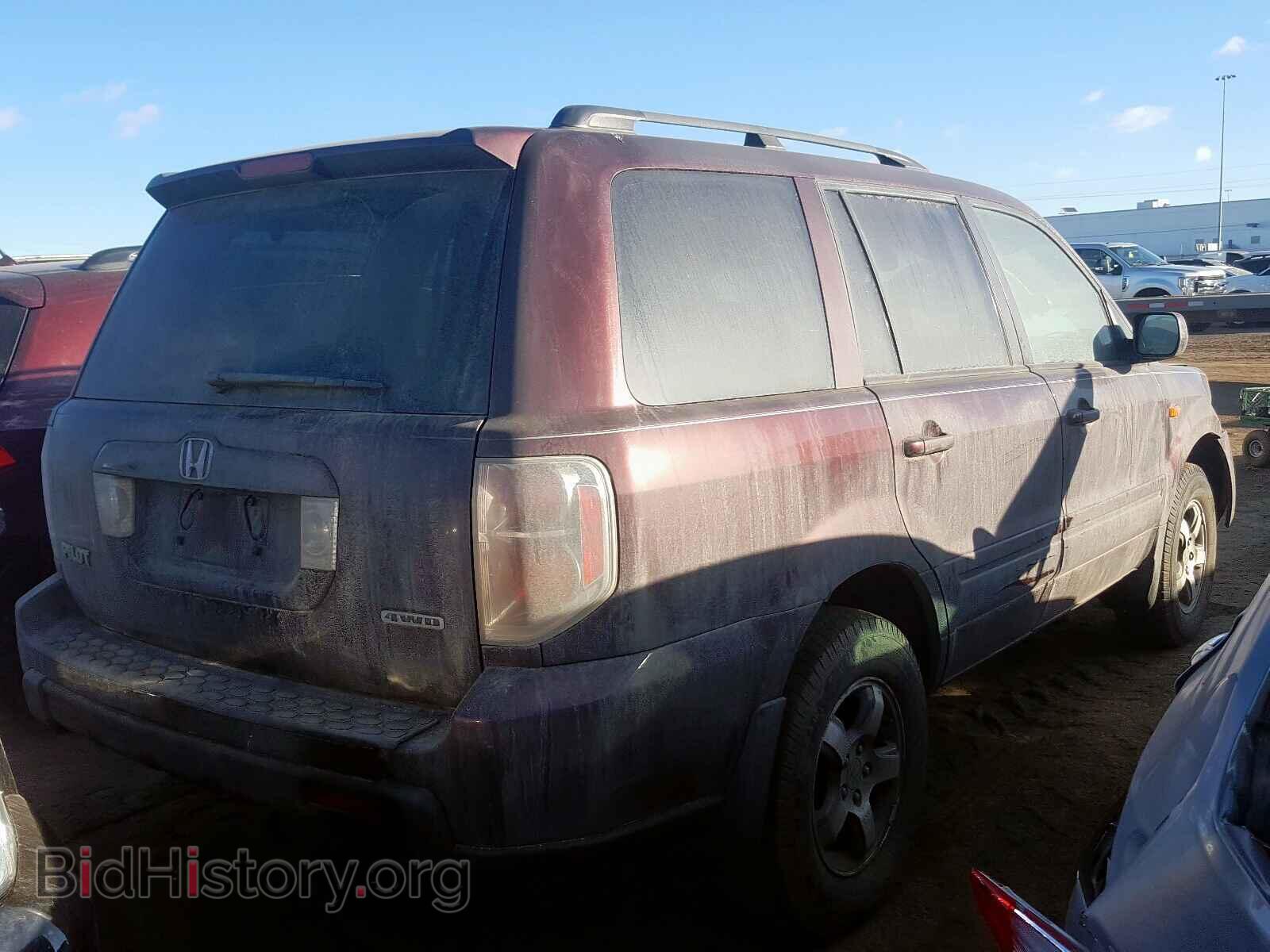 2007 HONDA PILOT - VIN: 2HKYF18577H532835 - Фото 4