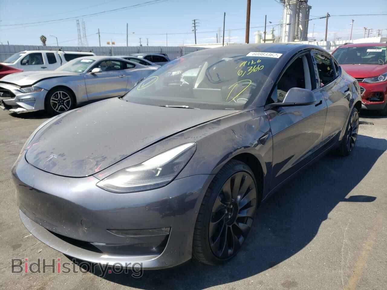 2022 TESLA MODEL 3 - VIN: 5YJ3E1EC6NF209324 - Фото 2