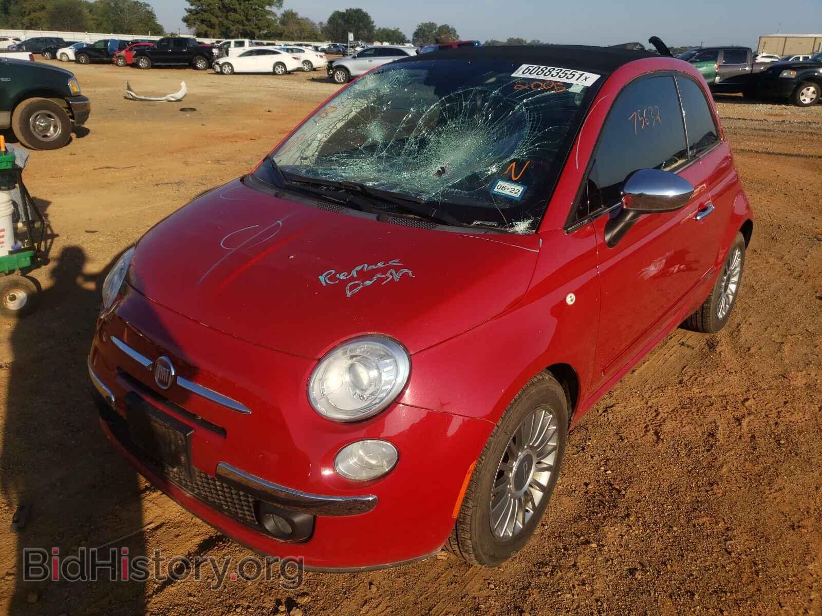 2012 FIAT 500 - VIN: 3C3CFFER8CT382005 - Фото 2