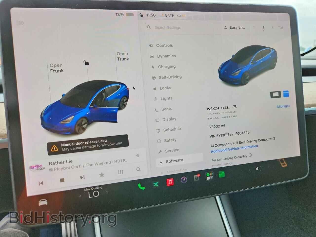2020 TESLA MODEL 3 - VIN: 5YJ3E1EB7LF664848 - Photo 9