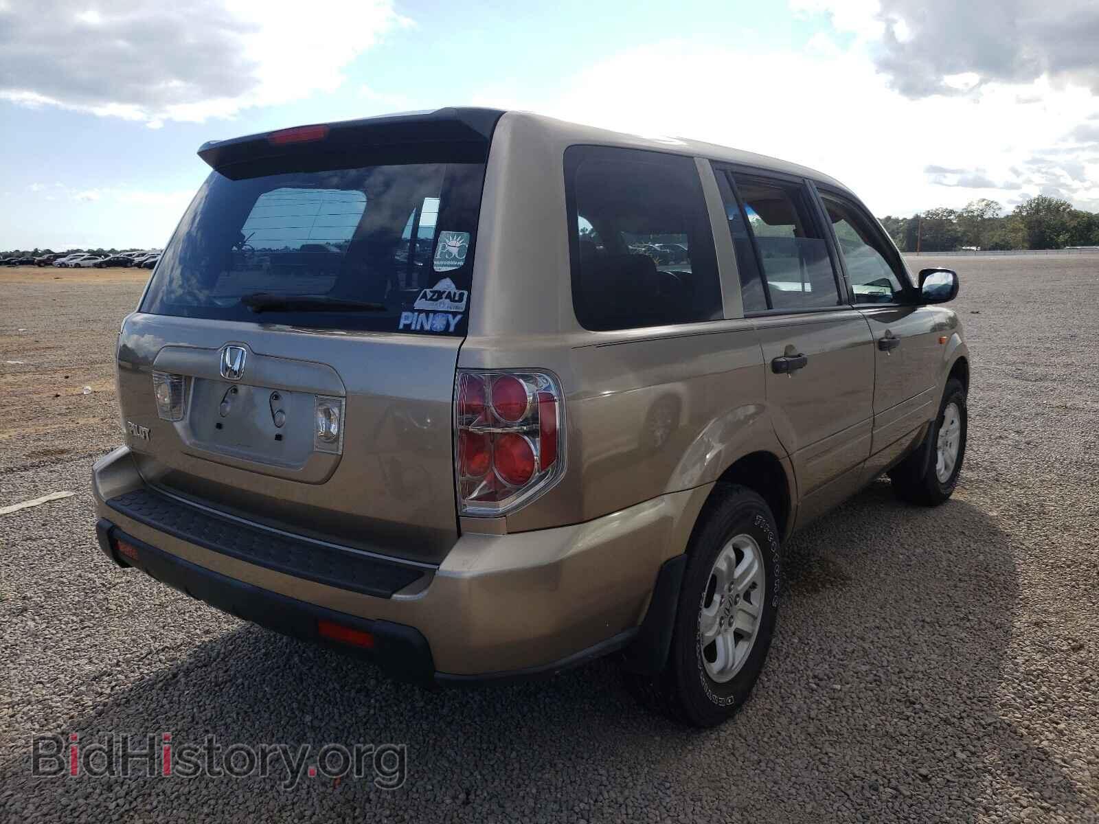 2006 HONDA PILOT - VIN: 5FNYF28176B042797 - Фото 4