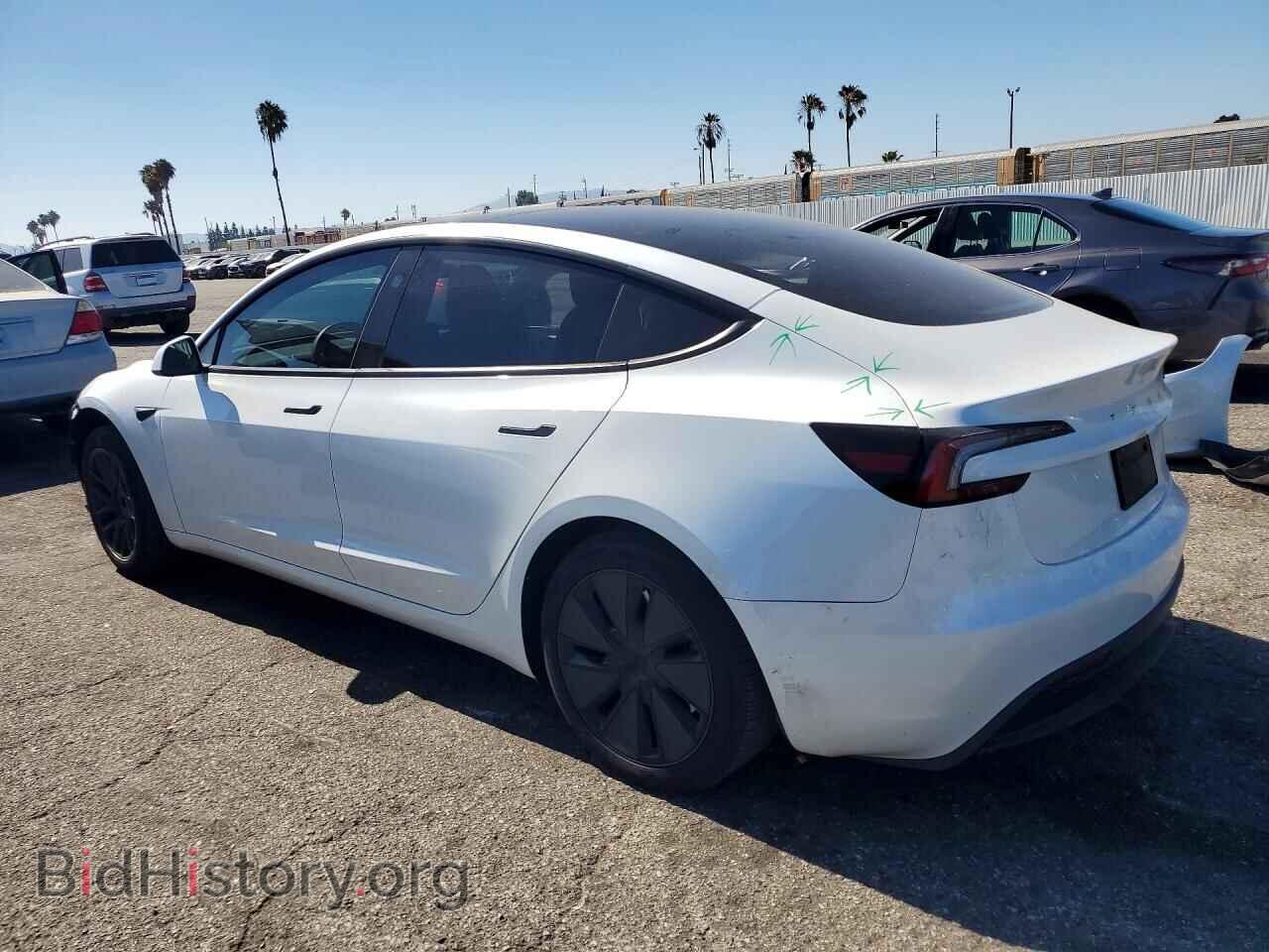 2025 TESLA MODEL 3 - VIN: 5YJ3E1EA5SF072046 - Фото 2