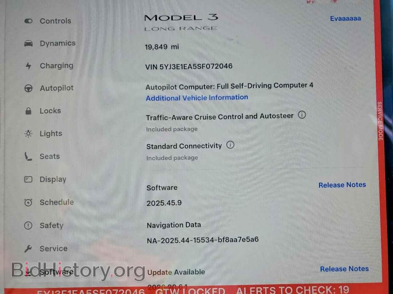 2025 TESLA MODEL 3 - VIN: 5YJ3E1EA5SF072046 - Фото 9