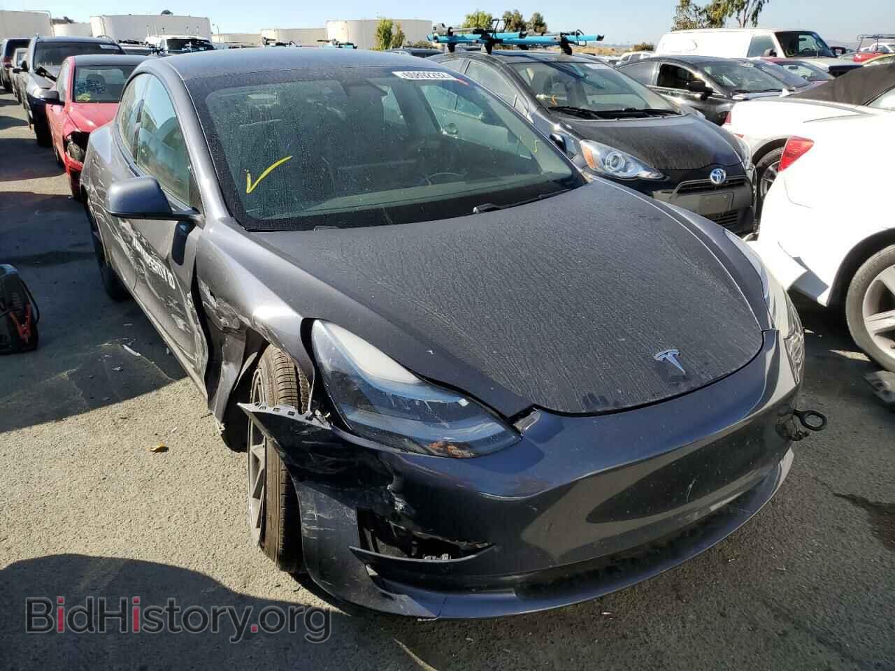 Photo 5YJ3E1EA5MF054018 - TESLA MODEL 3 2021