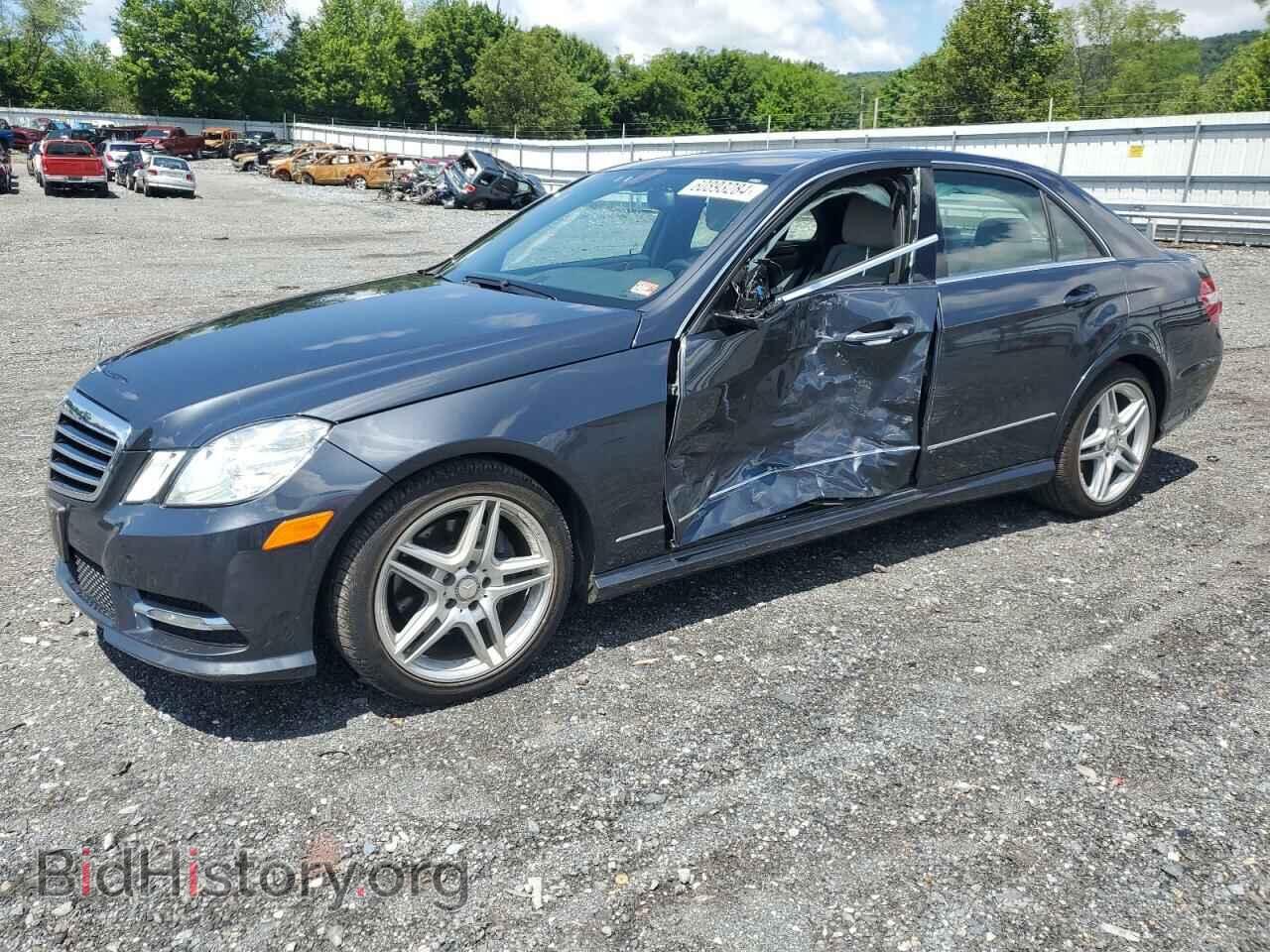 Photo WDDHF8JB3DA722634 - MERCEDES-BENZ E-CLASS 2013