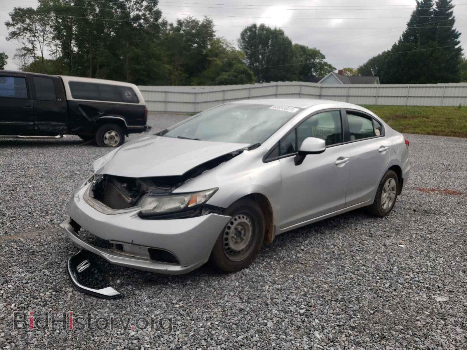 2013 HONDA CIVIC - VIN: 2HGFB2F55DH602091 - Фото 2