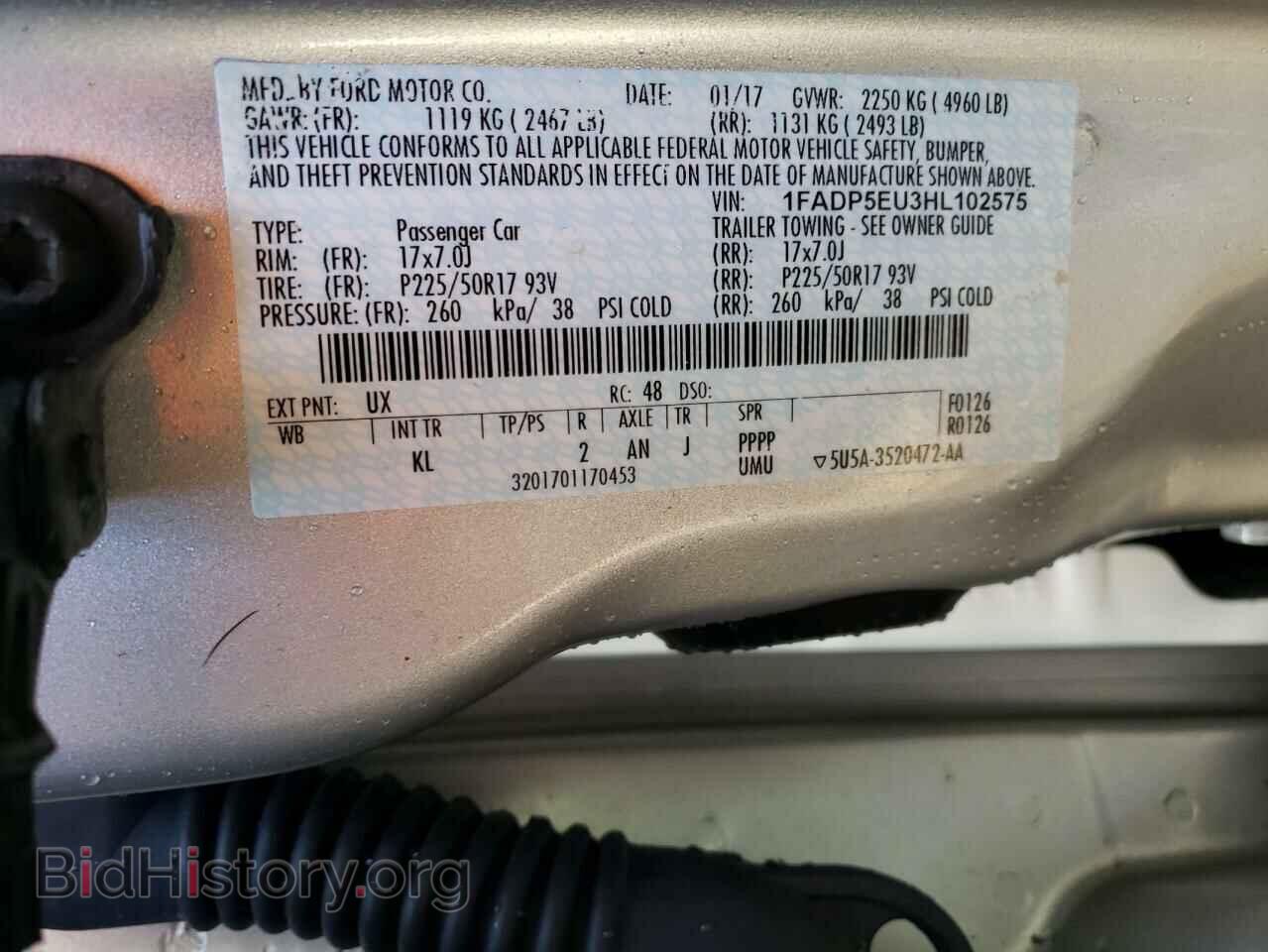 2017 FORD CMAX - VIN: 1FADP5EU3HL102575 - Фото 10