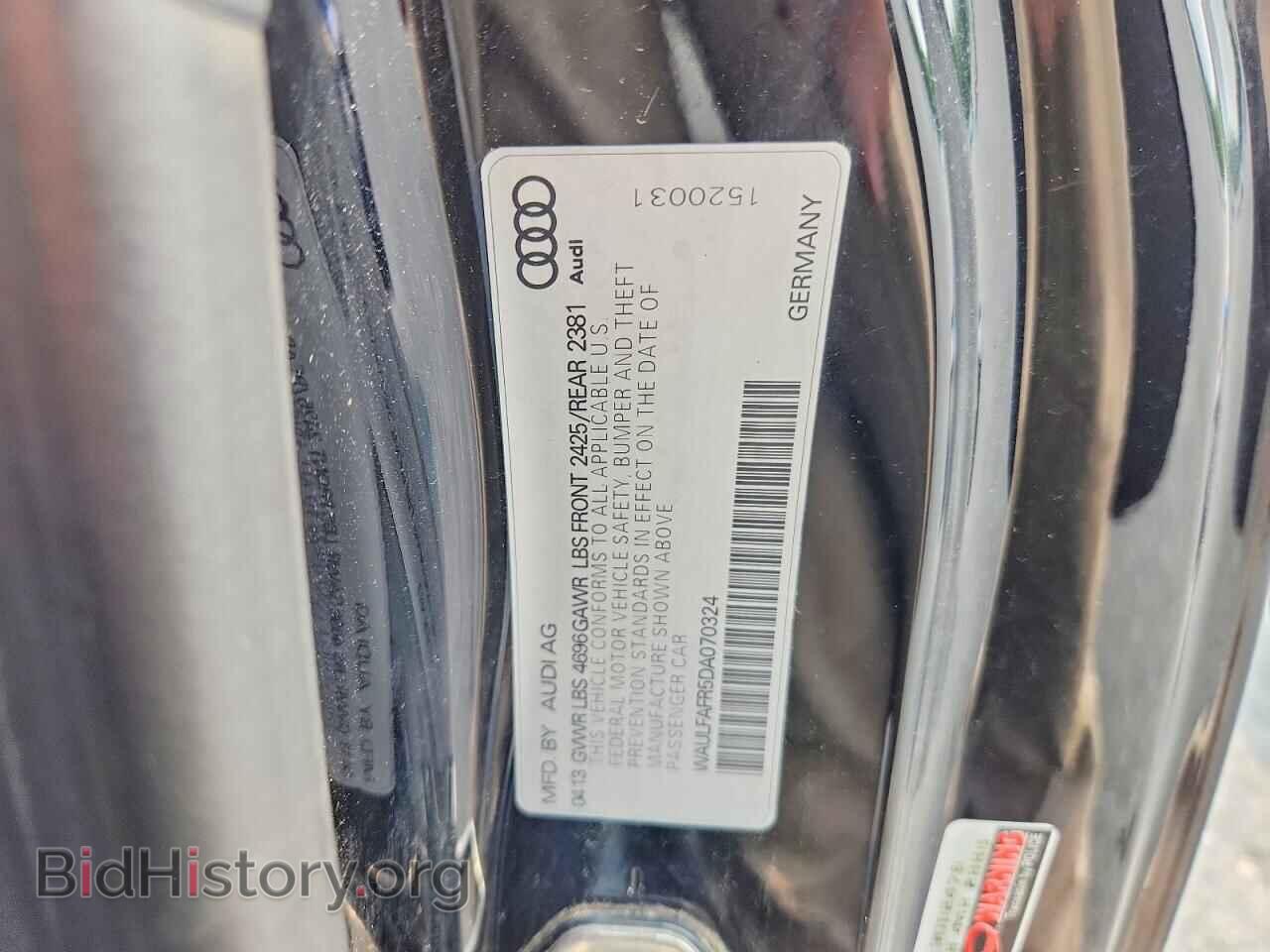 2013 AUDI A5 - VIN: WAULFAFR5DA070324 - Photo 12