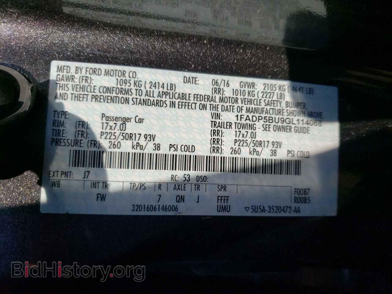 2016 FORD CMAX - VIN: 1FADP5BU9GL114068 - Фото 10