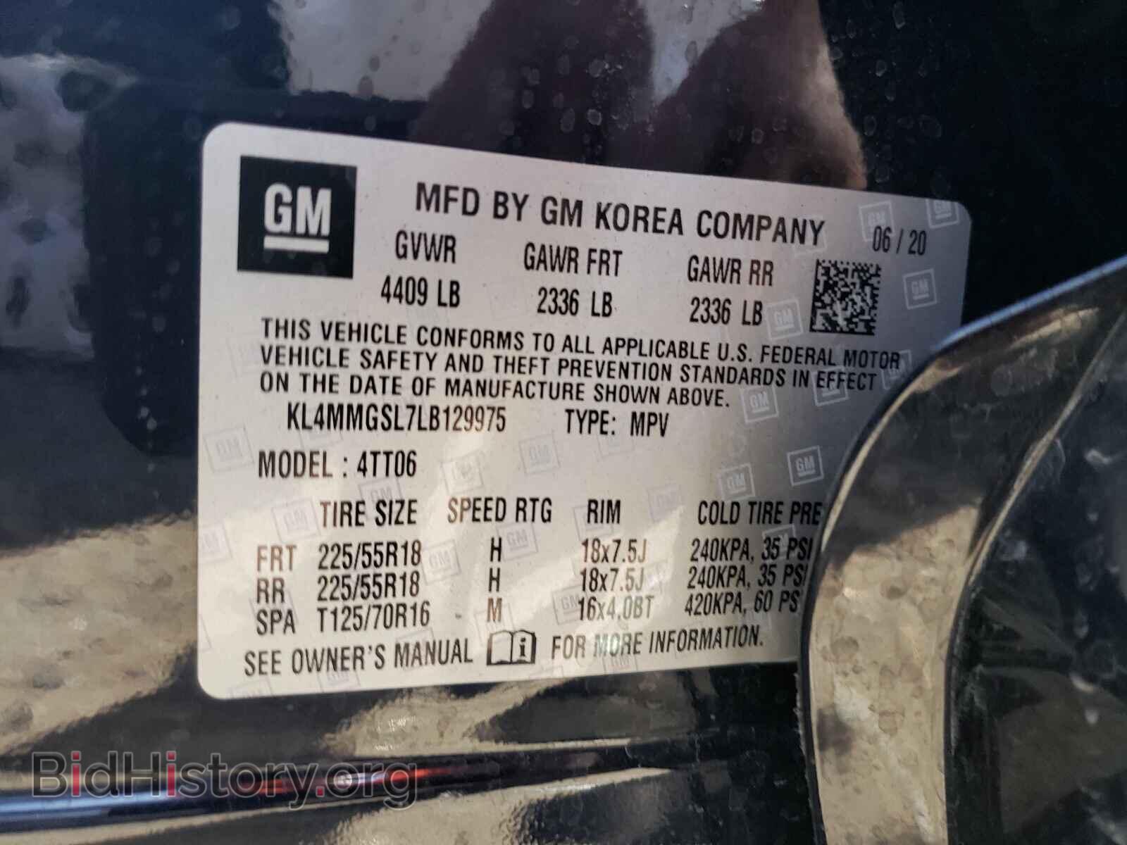 2020 BUICK ENCORE - VIN: KL4MMGSL7LB129975 - Photo 10