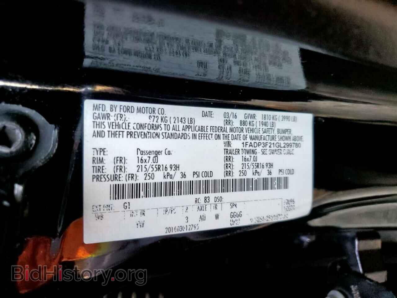 2016 FORD FOCUS - VIN: 1FADP3F21GL299780 - Фото 13