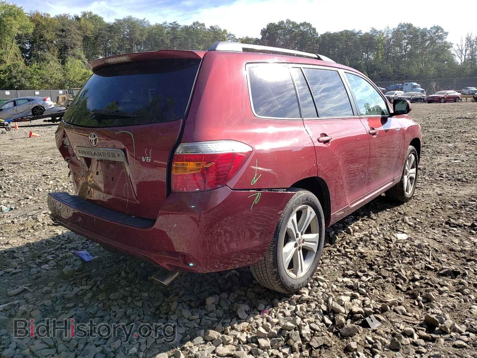 2008 TOYOTA HIGHLANDER - VIN: JTEDS43A682042224 - Фото 4
