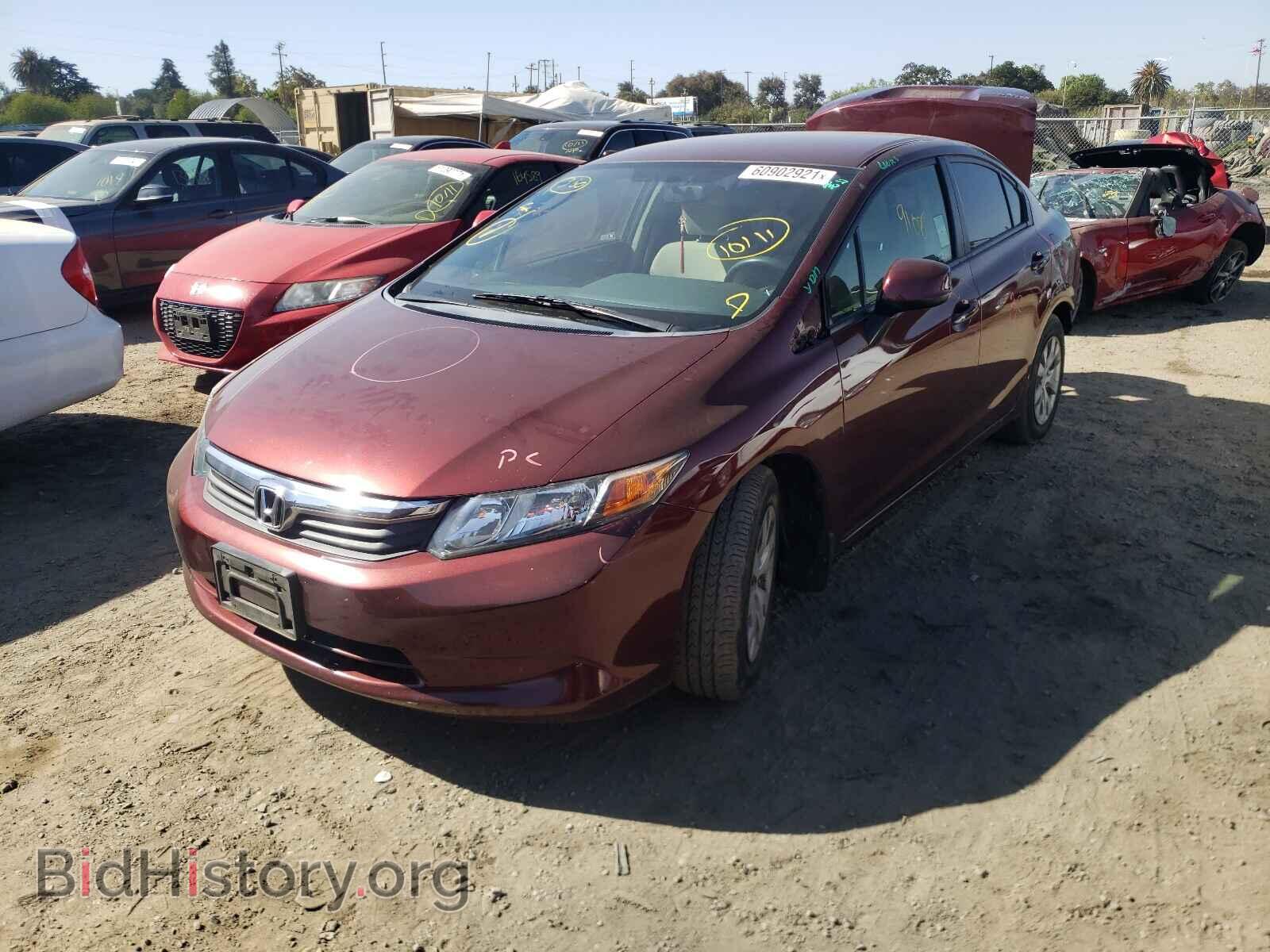 2012 HONDA CIVIC - VIN: JHMFB2F57CS004637 - Фото 2