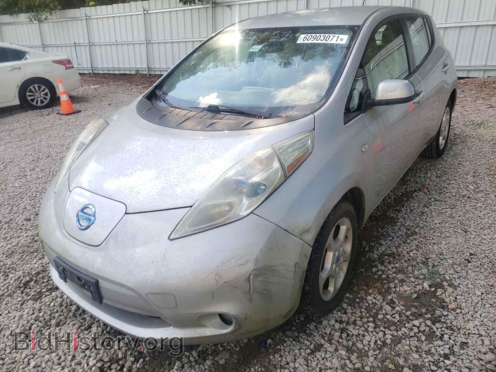 2012 NISSAN LEAF - VIN: JN1AZ0CP1CT016636 - Фото 2