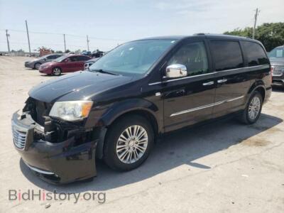 2014 Chrysler MINIVAN Town & COU, black — VIN 2C4RC1CG6ER328937, Copart